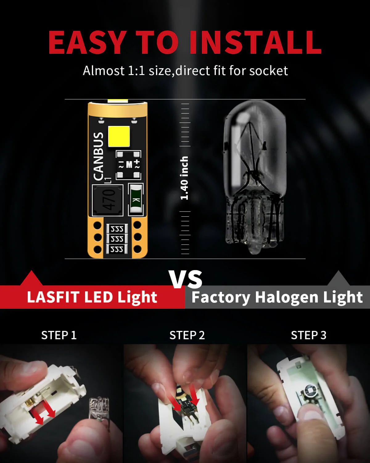 Fit for 2016-2021 Honda Civic Sedan Coupe Hatchback The Brightest LED Bulbs Upgrade | Tested and Verified - Image 52