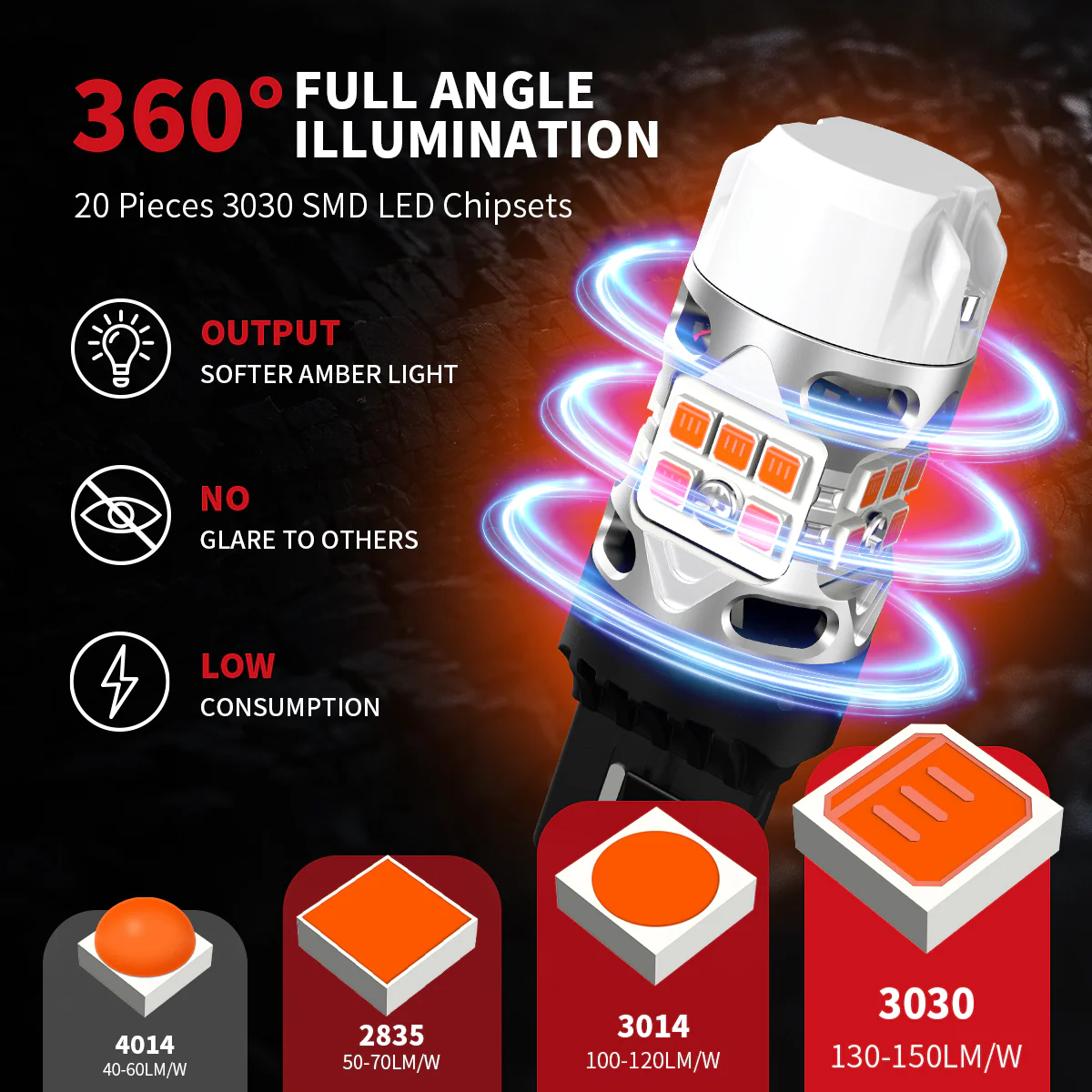 Fit for 2013-2015 Lexus ES350 LED Bulbs Upgrade - Image 16
