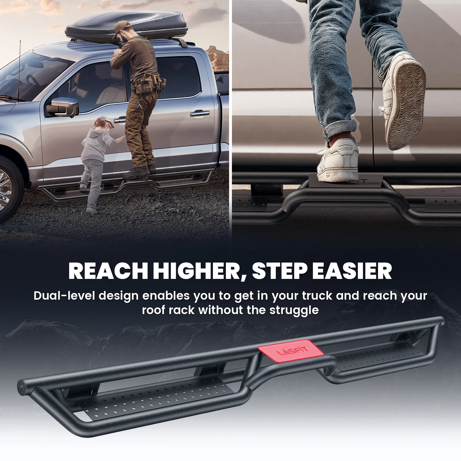 Fit for 2019-2026 Ram 1500 Running Boards Side Steps, Fit Crew Cab Only - Image 6