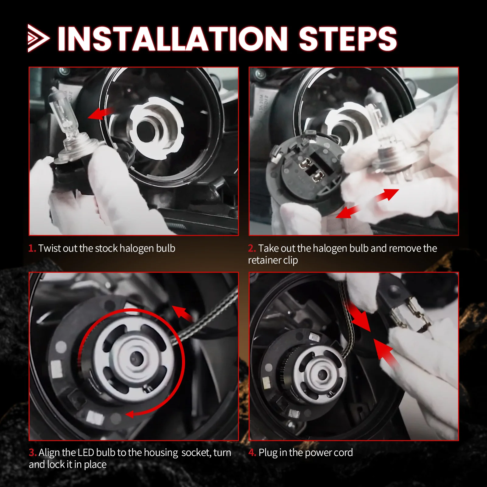 H7 LED Bulbs with Retainer Adapter Plug and Play Customized Design for Hyundai/Kia, 2 Bulbs - Image 8