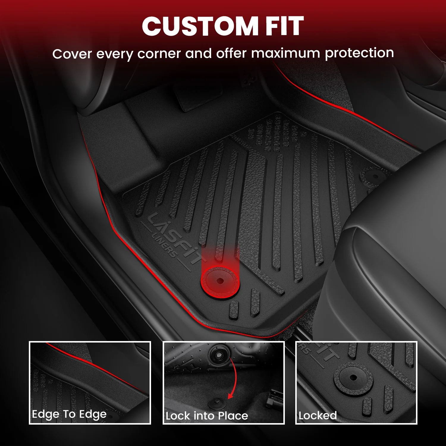 Fit for 2018-2022 Honda Accord Custom Floor Mats or Cargo Mat, Hybrid Model Included - Image 11